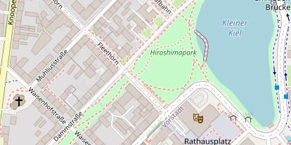 Tourist Information auf Satellitenbild