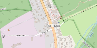 Tourist Information auf Satellitenbild