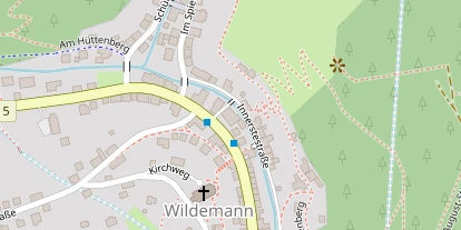 Tourist Information auf Satellitenbild