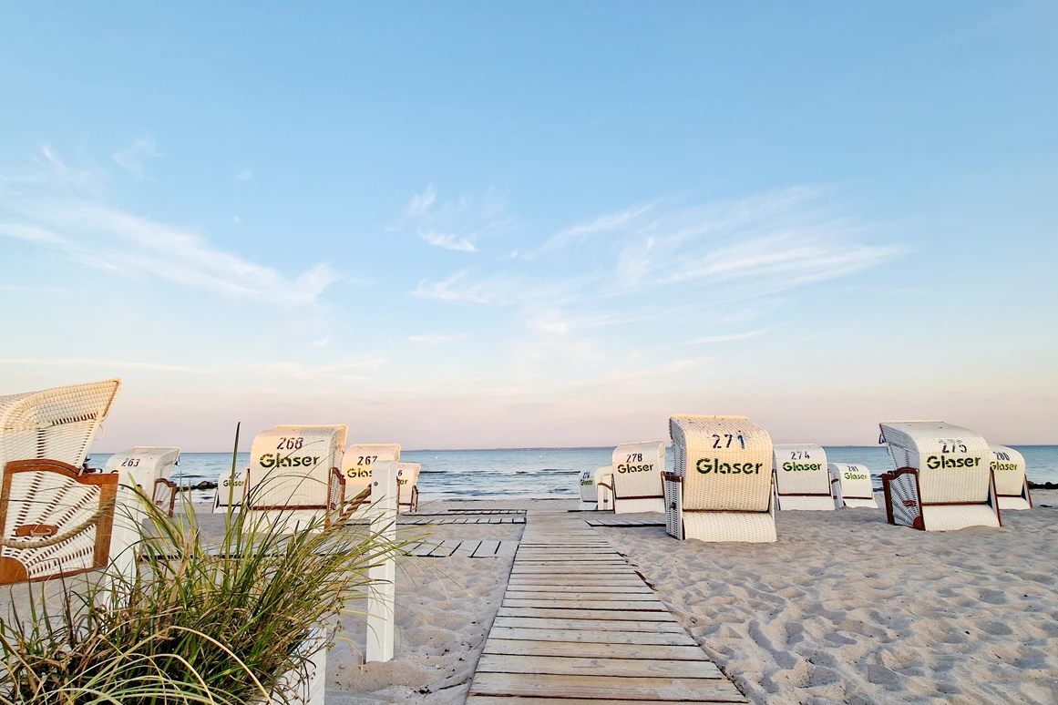 Campingplatz: Strand im Ostseebad Grömitz - Camping & Ostseeferienpark Walkyrien