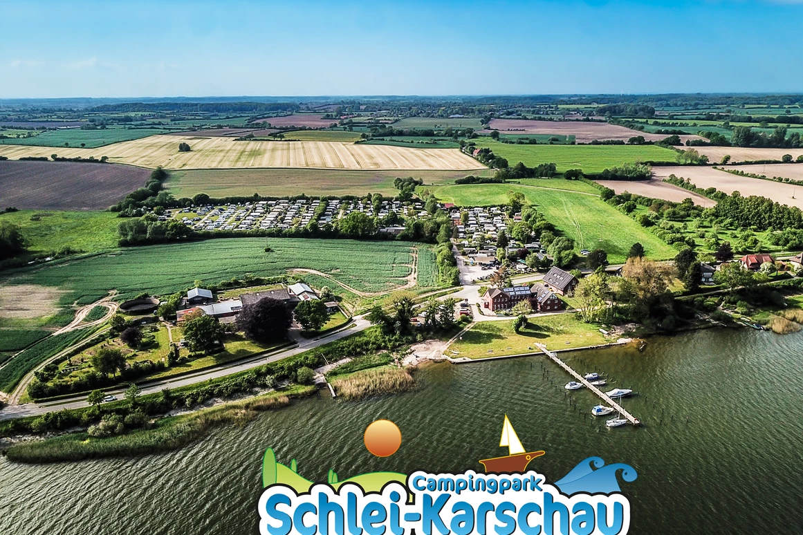 Campingplatz: Luftaufnahme - Campingpark Schlei-Karschau