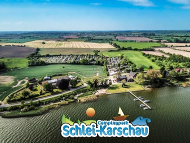 Campingplatz: Luftaufnahme - Campingpark Schlei-Karschau