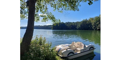 Campingplätze - Geschirrspülbecken - Unser Tretboot "Herbie" - Seecamping Weisser Brunnen